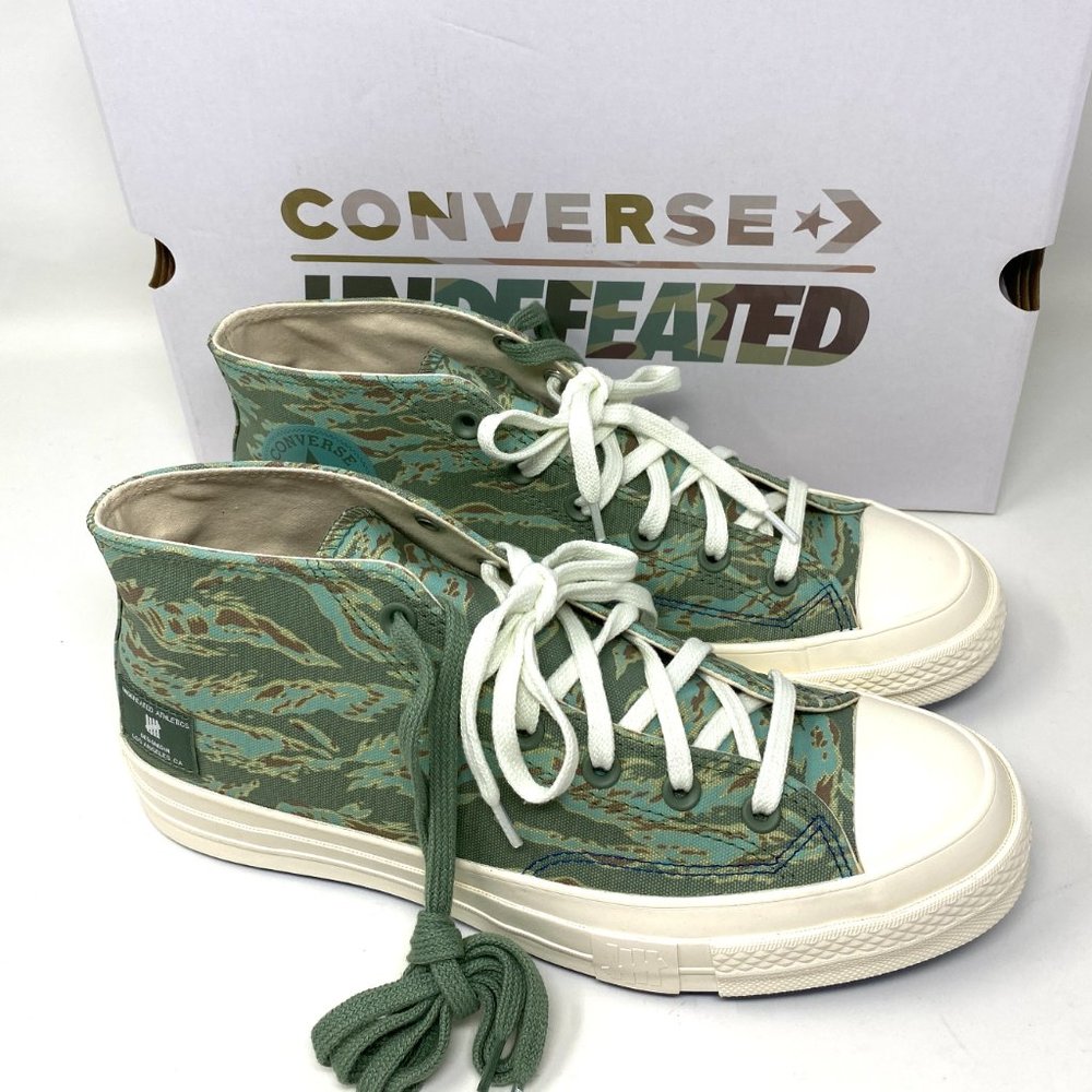 💖MEGA SALE💖Converse Men 172397C CHUCK 70 MID SEA Spray Fossil Green  Sneakers - Picture 3 of 11